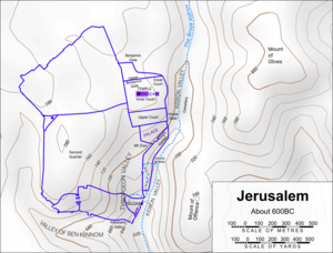 Jerusalem about 600BC