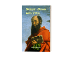 Paperback book: "Upside Down With Paul" by Mark Morgan (Painting by Bartolomeo Montagna, 1482)